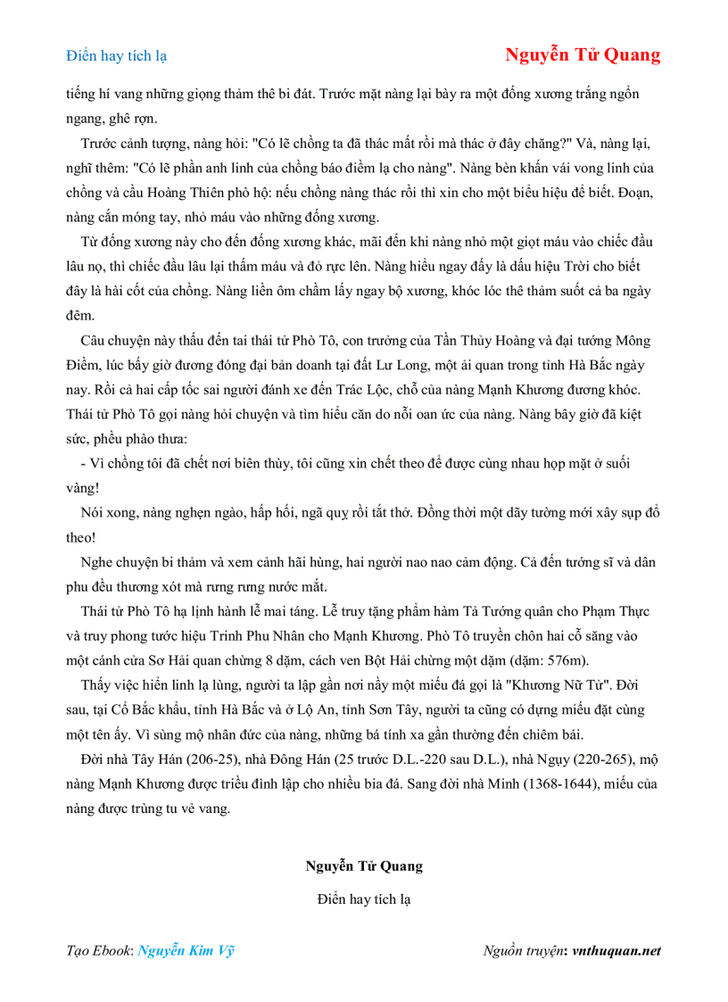 image for page Ebook Điển hay tích lạ