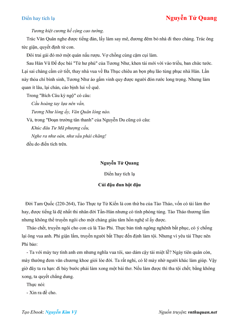 image for page Ebook Điển hay tích lạ