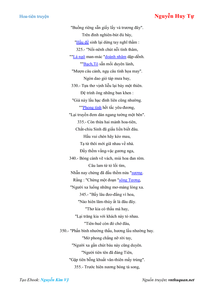 image for page Ebook Hoa Tiên Truyện