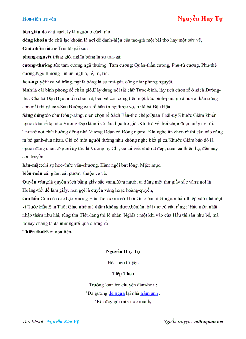 image for page Ebook Hoa Tiên Truyện
