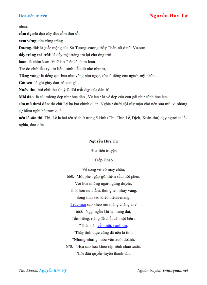 image for page Ebook Hoa Tiên Truyện