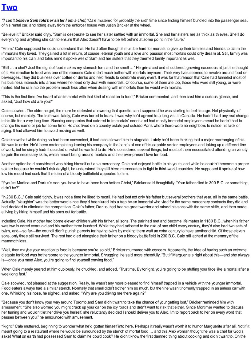 image for page Ebook Argeneau Vampires Hungry for You