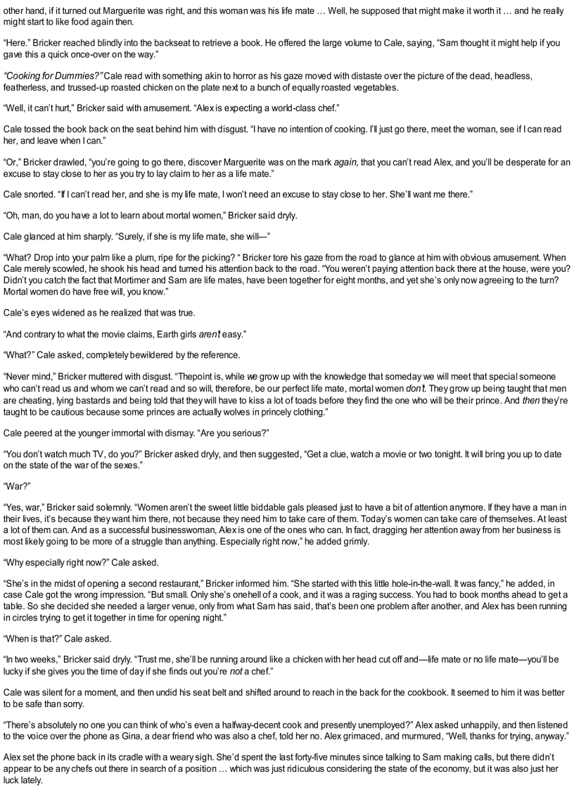 image for page Ebook Argeneau Vampires Hungry for You