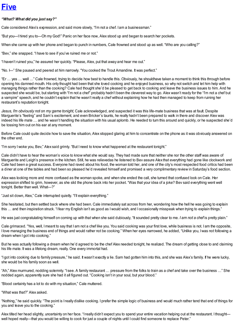 image for page Ebook Argeneau Vampires Hungry for You