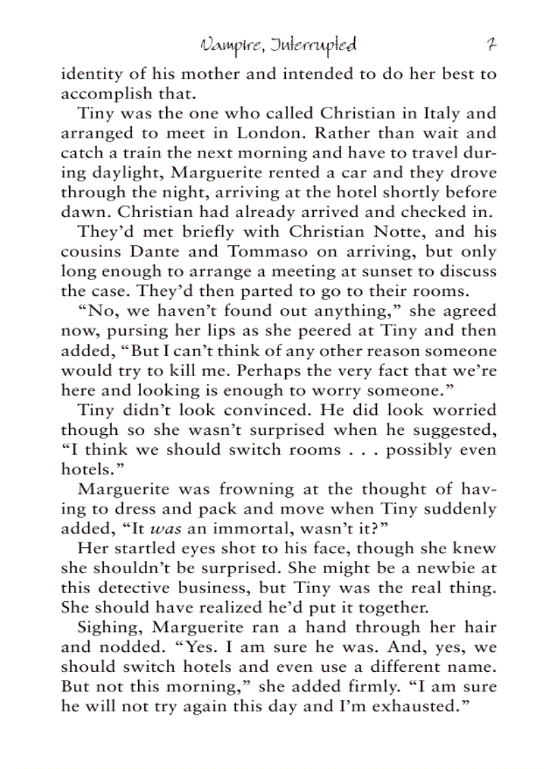 image for page Ebook Vampire Interrupted Argeneau Vampires Book 9 Mass Market Paperback