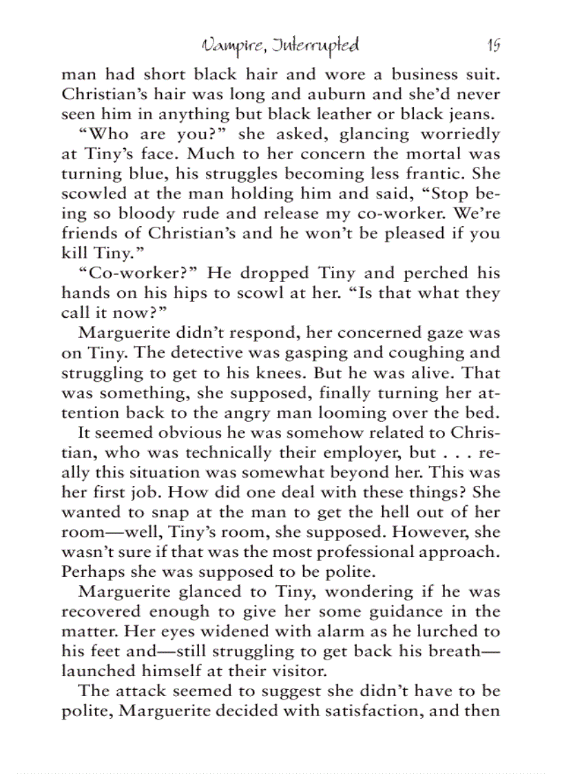 image for page Ebook Vampire Interrupted Argeneau Vampires Book 9 Mass Market Paperback