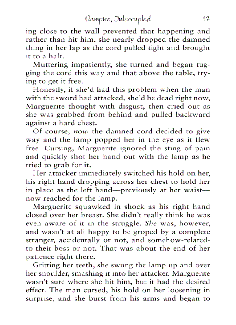 image for page Ebook Vampire Interrupted Argeneau Vampires Book 9 Mass Market Paperback