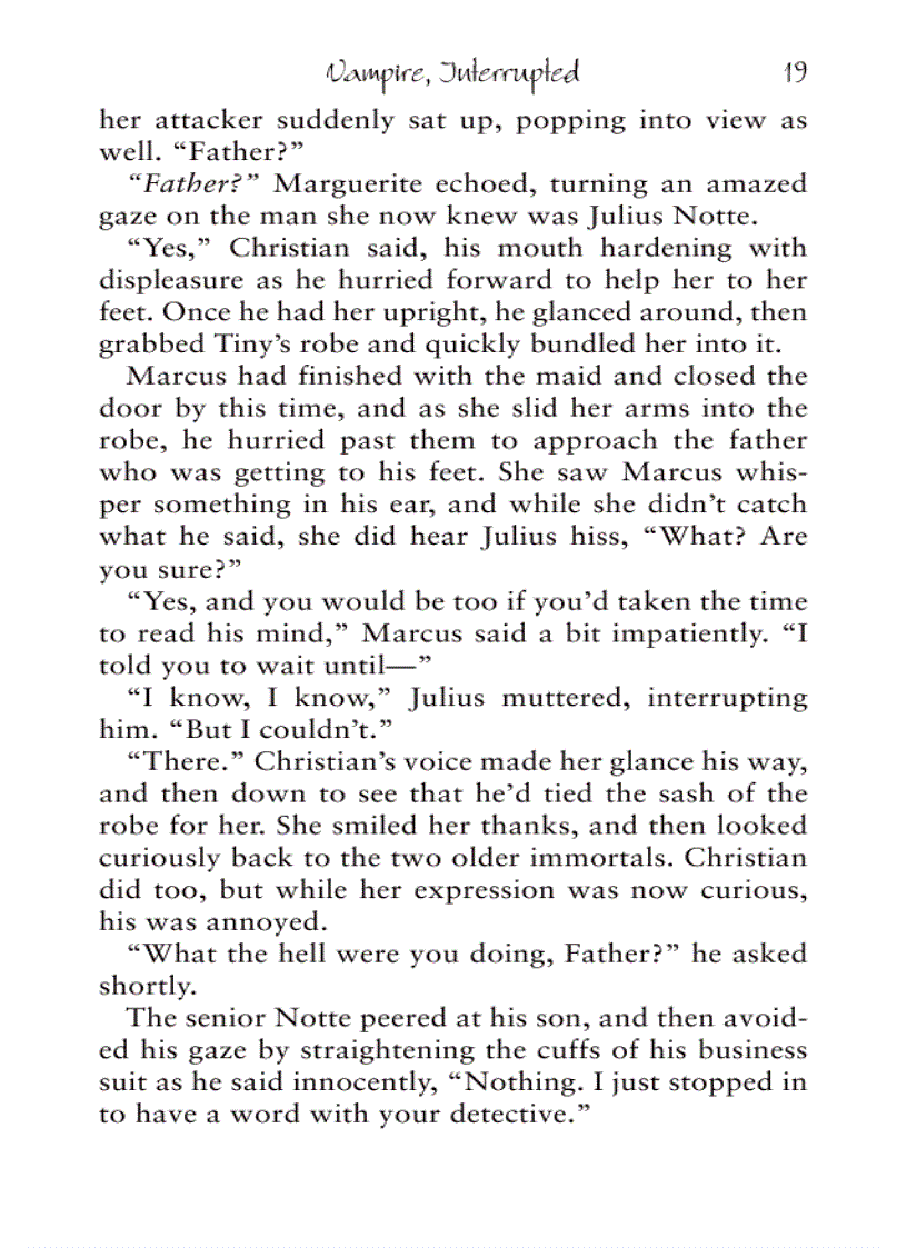 image for page Ebook Vampire Interrupted Argeneau Vampires Book 9 Mass Market Paperback