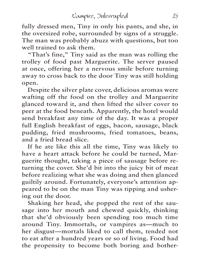 image for page Ebook Vampire Interrupted Argeneau Vampires Book 9 Mass Market Paperback