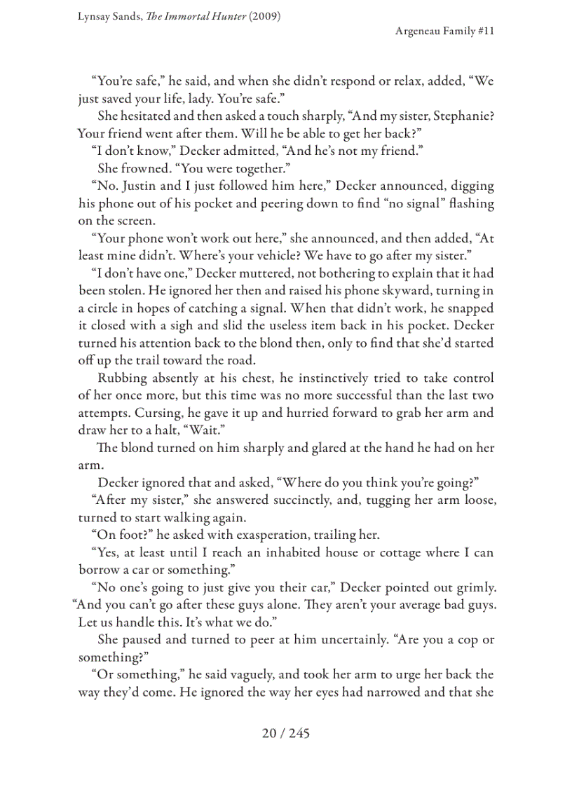 image for page Ebook The Immortal Hunter A Rogue Hunter Novel