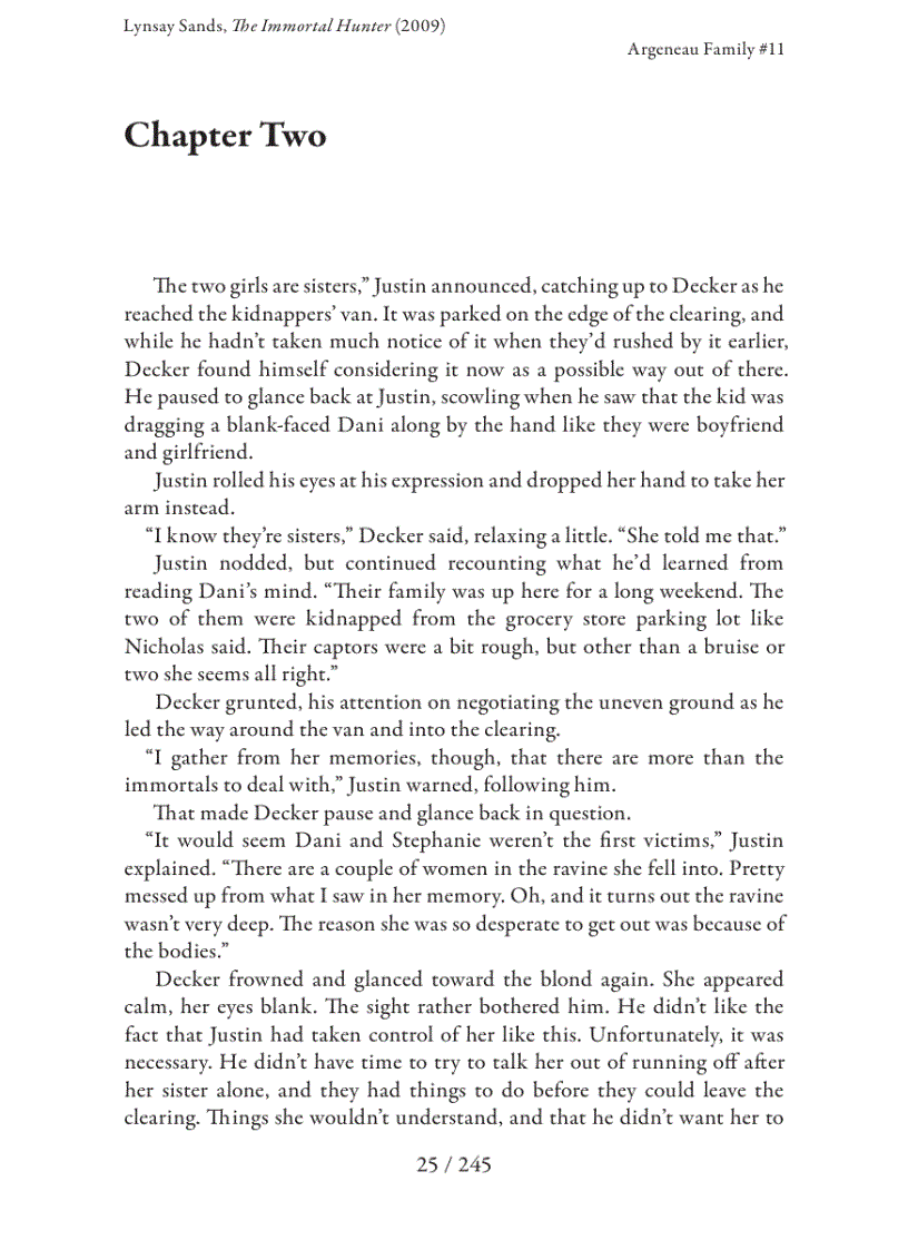 image for page Ebook The Immortal Hunter A Rogue Hunter Novel