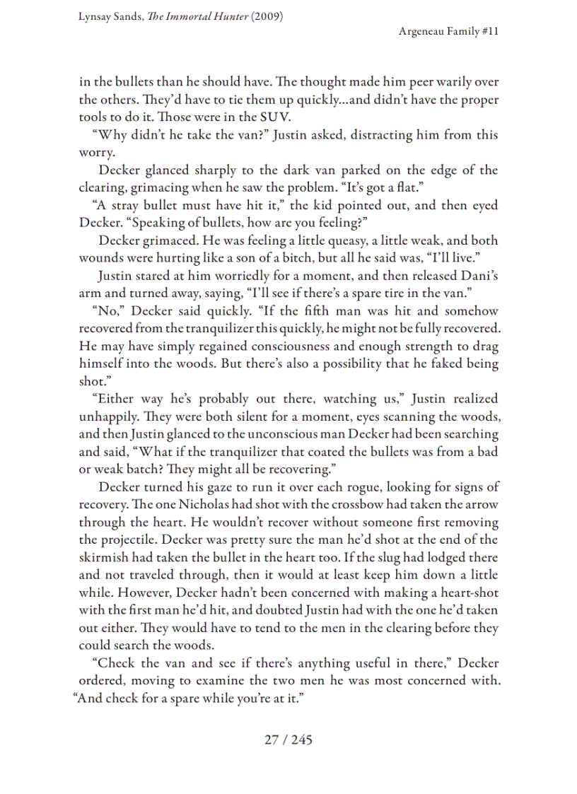 image for page Ebook The Immortal Hunter A Rogue Hunter Novel