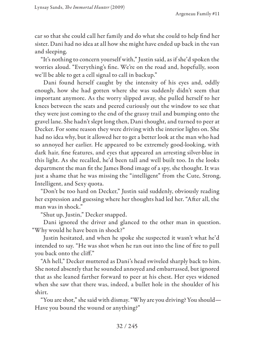 image for page Ebook The Immortal Hunter A Rogue Hunter Novel