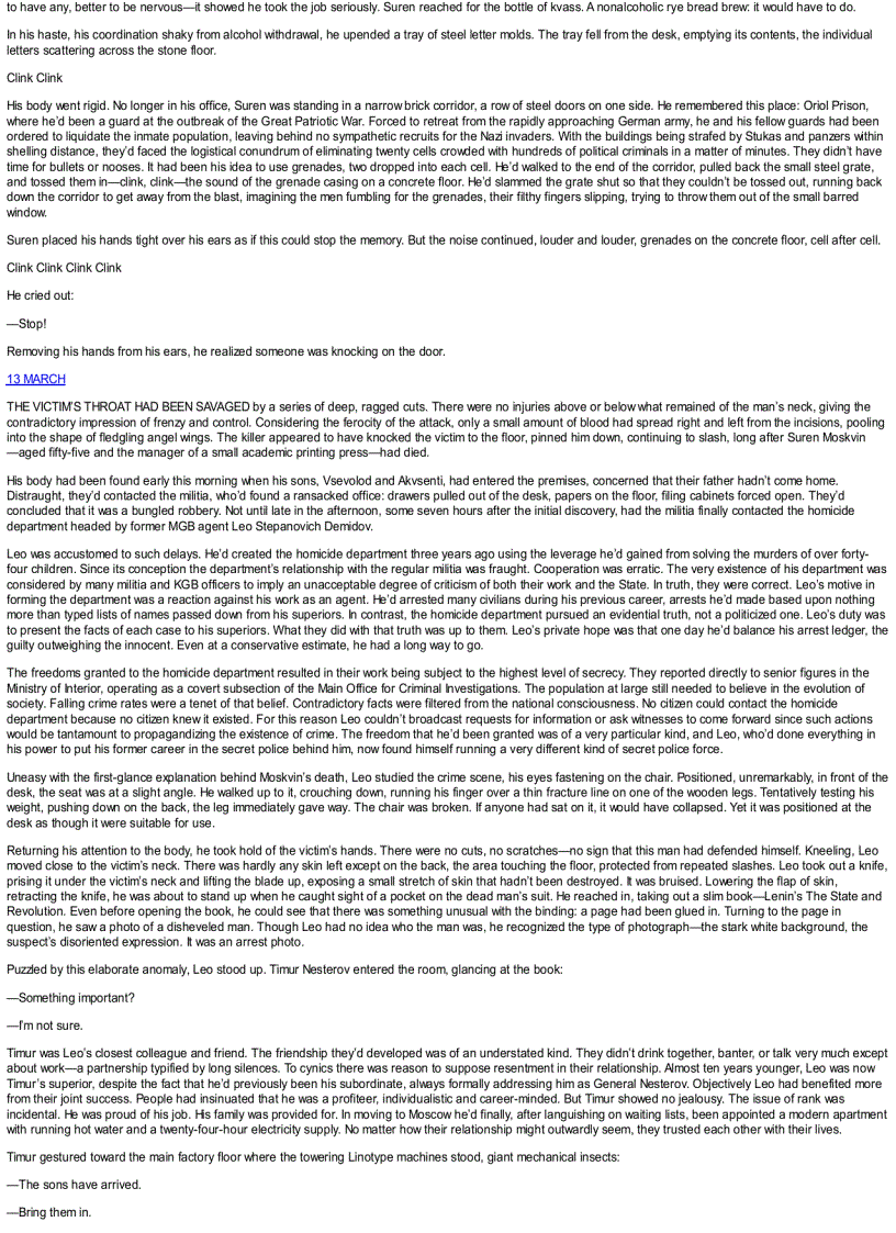 image for page Ebook The Secret Speech Tom Rob Smith