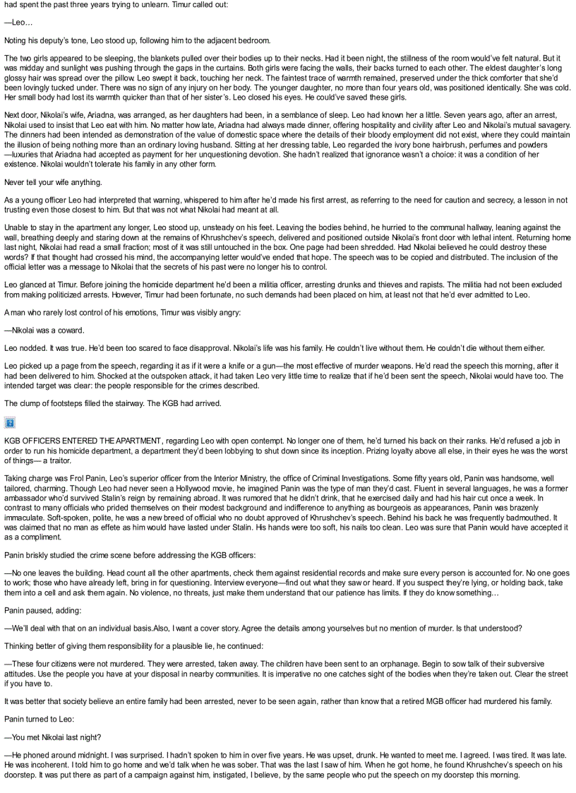 image for page Ebook The Secret Speech Tom Rob Smith