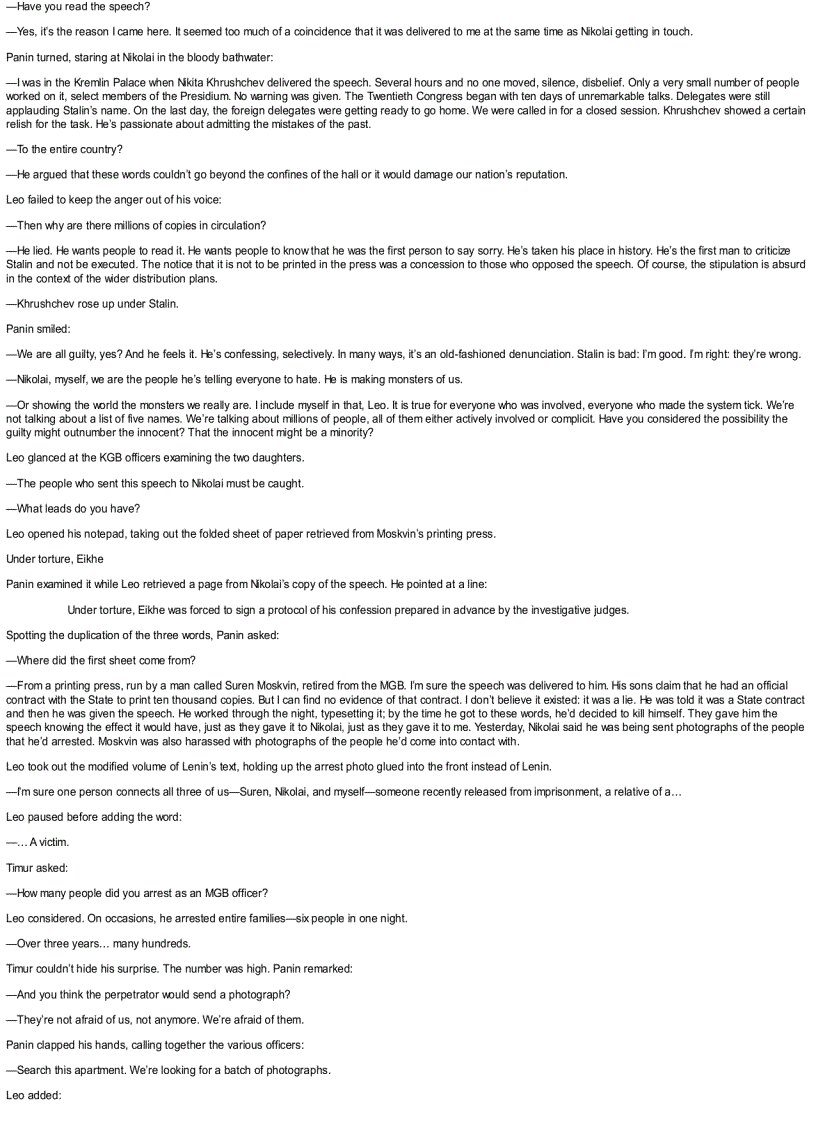 image for page Ebook The Secret Speech Tom Rob Smith