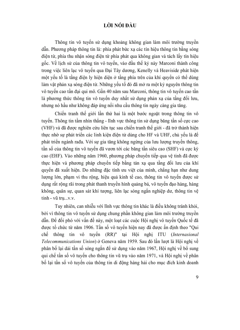 image for page Giáo trình cơ sở kỹ thuât thông tin vô tuyến