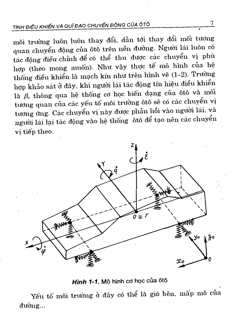 image for page Tính điều khiển và quỹ đạo chuyển động của ô tô