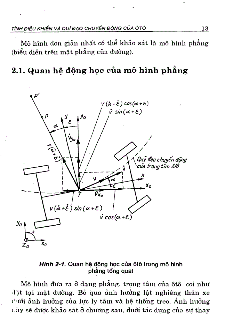 image for page Tính điều khiển và quỹ đạo chuyển động của ô tô