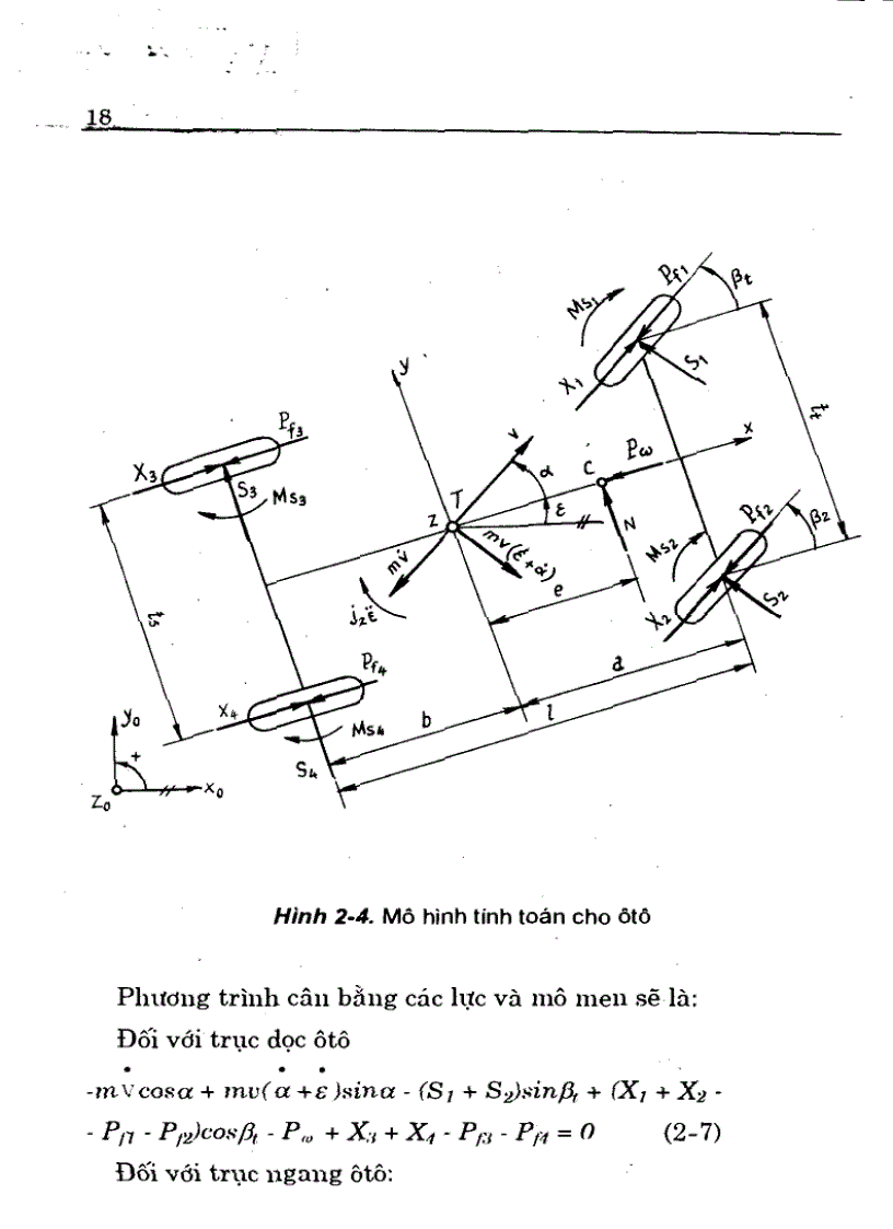 image for page Tính điều khiển và quỹ đạo chuyển động của ô tô