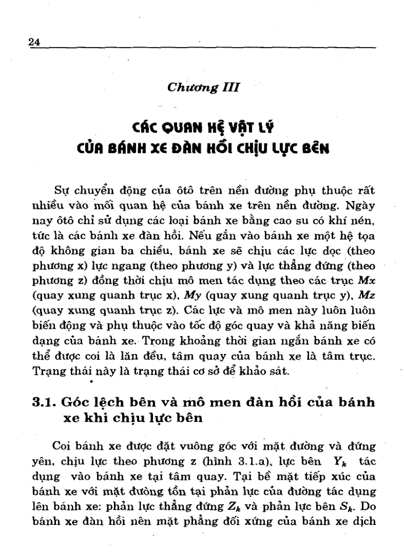 image for page Tính điều khiển và quỹ đạo chuyển động của ô tô