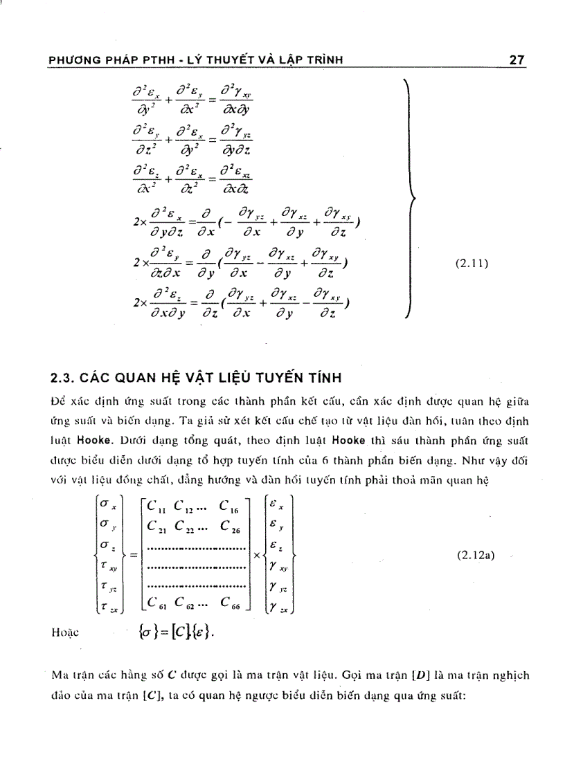 image for page Phương pháp phần tử hữu hạn lý thuyết và lập trình 1