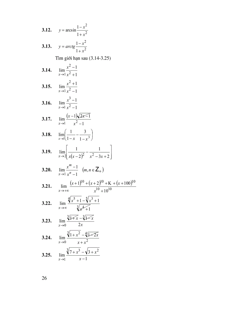 image for page Bài tập giải tích toán học tập 1