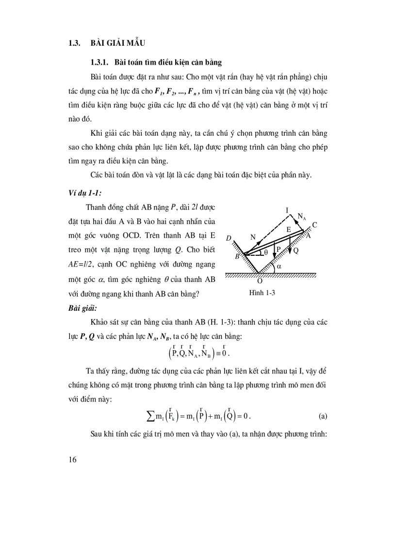 image for page Bài tập cơ học lý thuyết