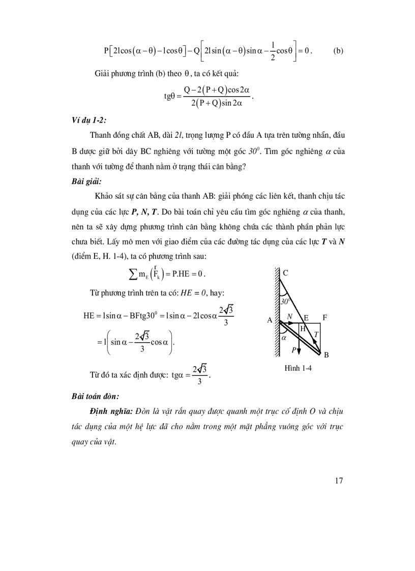 image for page Bài tập cơ học lý thuyết