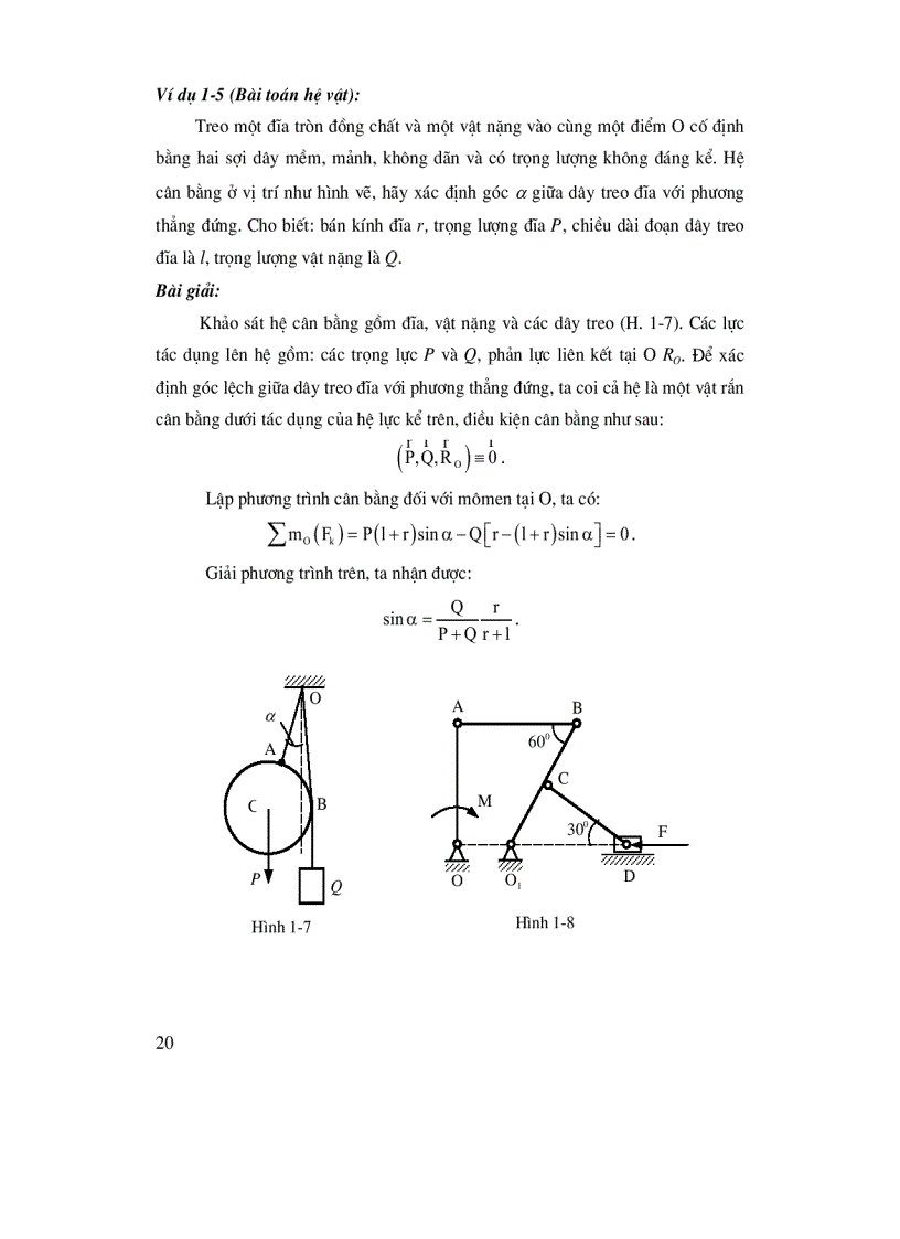 image for page Bài tập cơ học lý thuyết