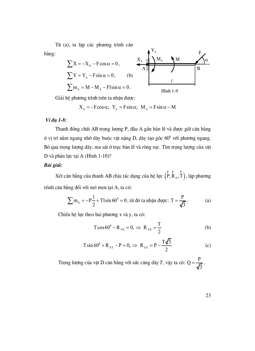 image for page Bài tập cơ học lý thuyết