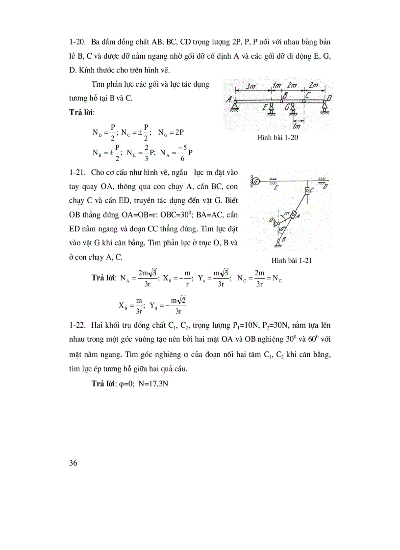 image for page Bài tập cơ học lý thuyết