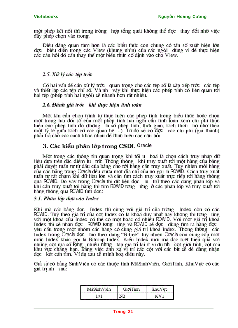 image for page Phân tích và tối ưu hóa câu lệnh SQL