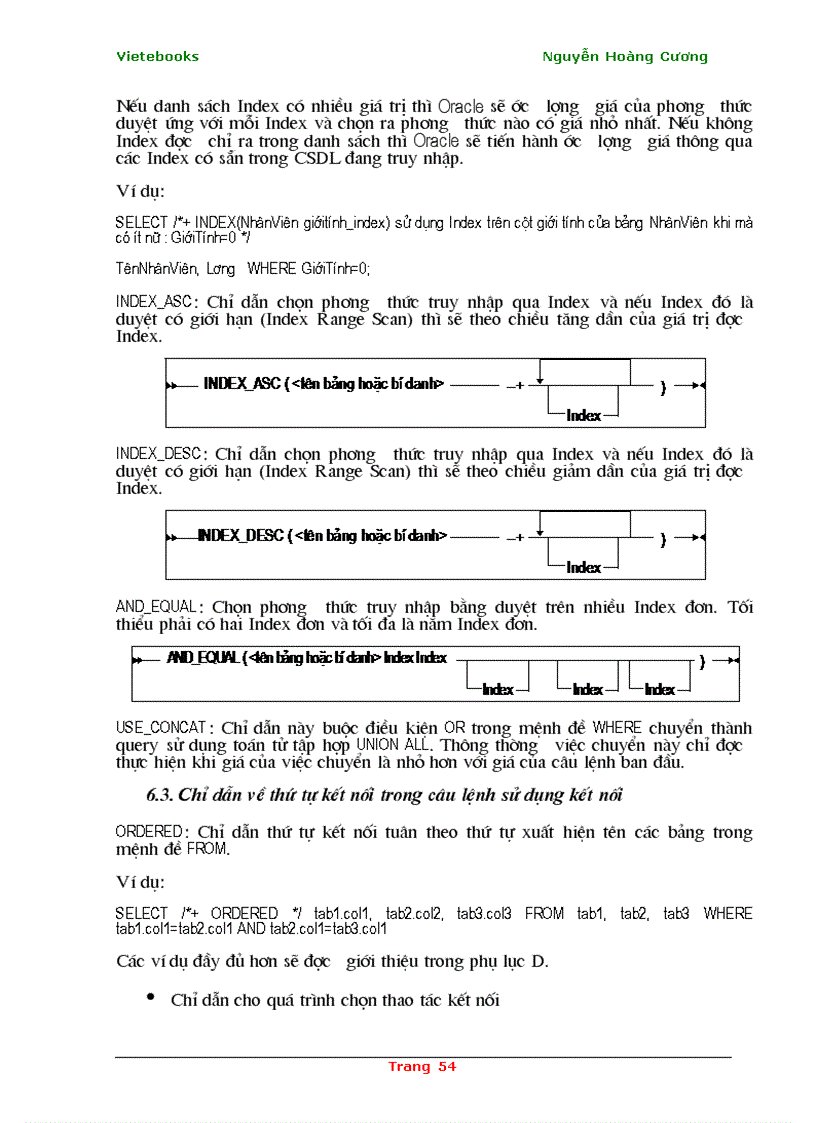 image for page Phân tích và tối ưu hóa câu lệnh SQL