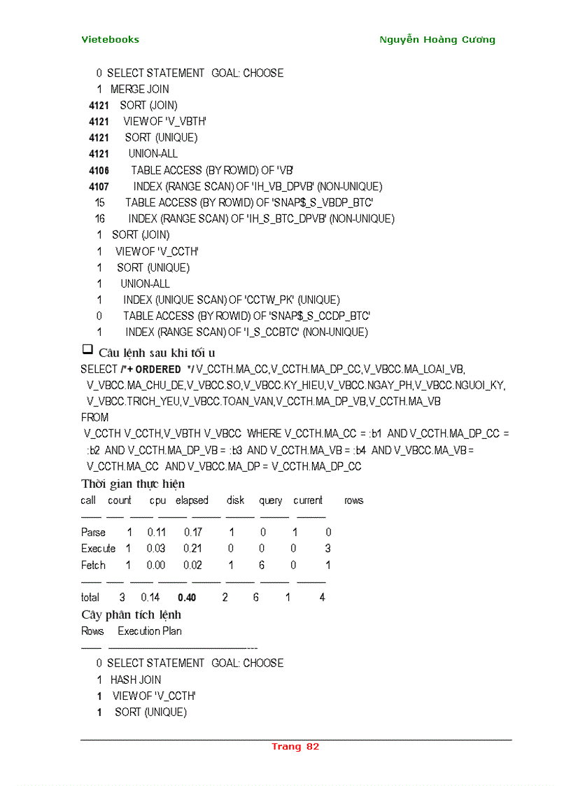 image for page Phân tích và tối ưu hóa câu lệnh SQL