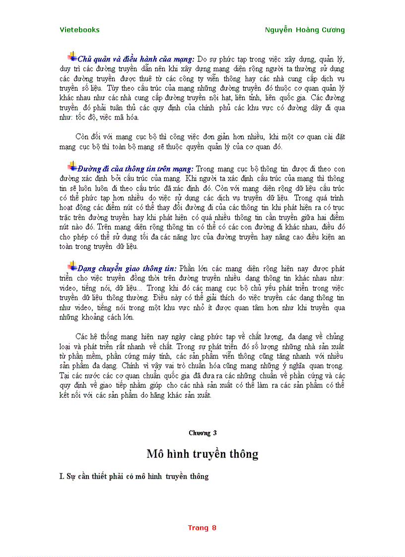 image for page Giáo trình Mạng máy tính Tác giả Nguyễn Hoàng Cương