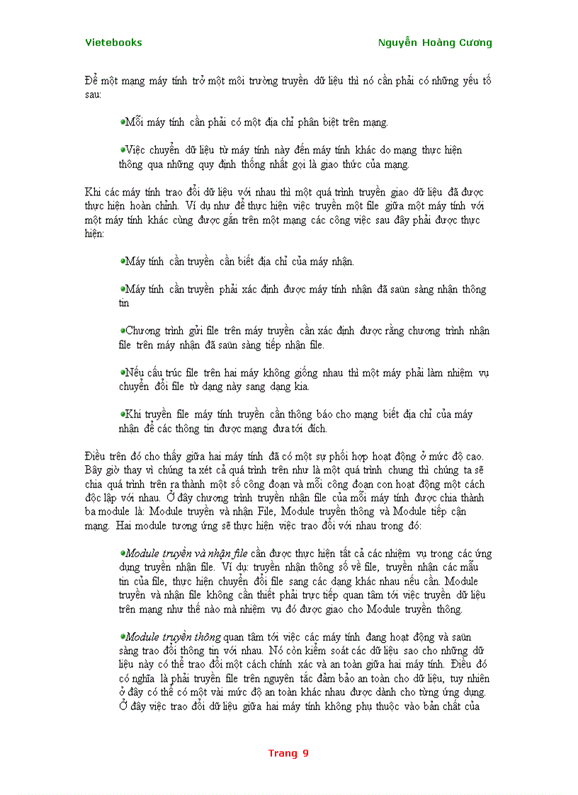 image for page Giáo trình Mạng máy tính Tác giả Nguyễn Hoàng Cương