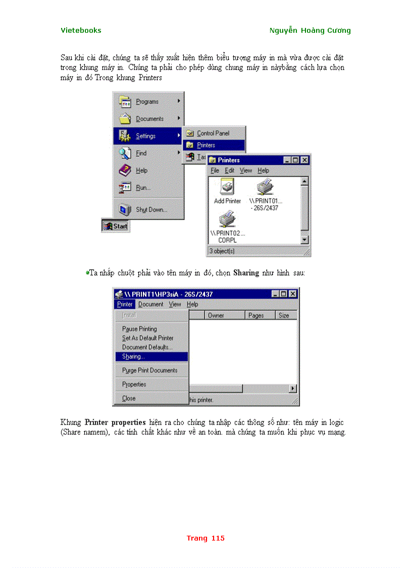 image for page Giáo trình Mạng máy tính Tác giả Nguyễn Hoàng Cương