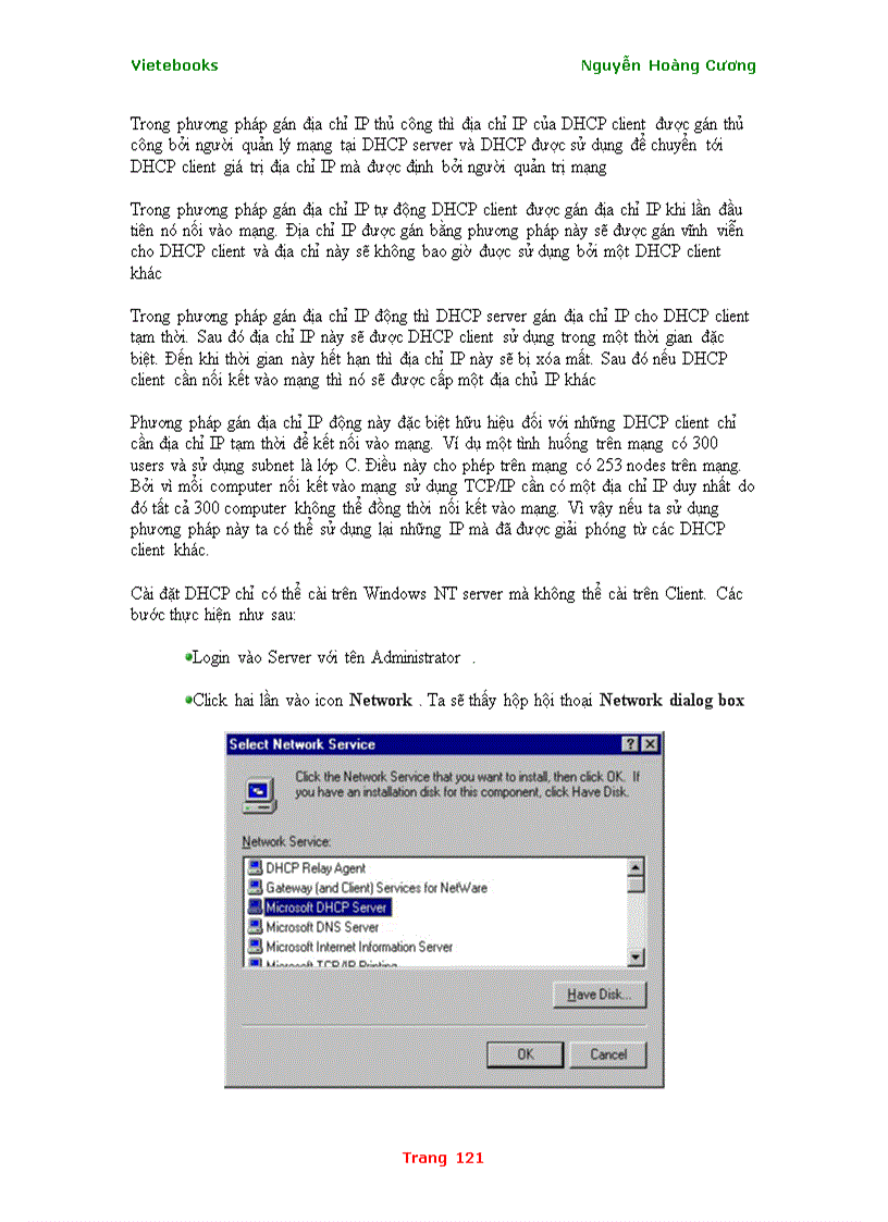 image for page Giáo trình Mạng máy tính Tác giả Nguyễn Hoàng Cương