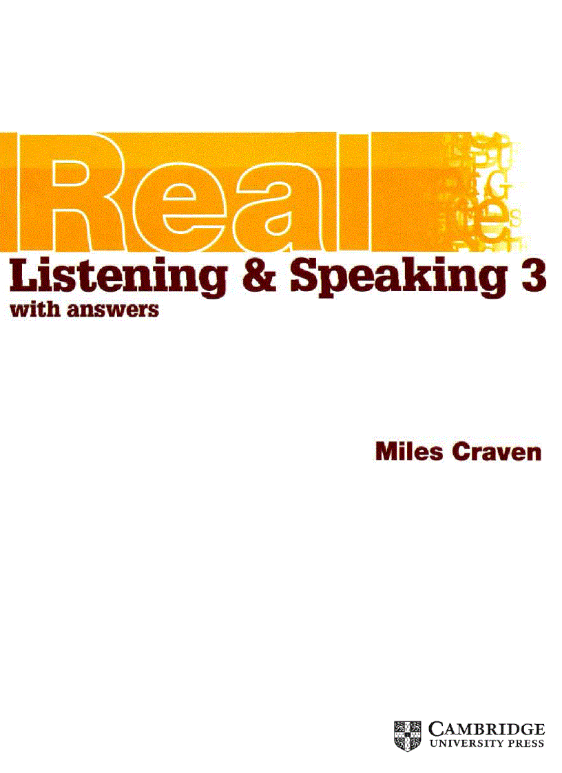 image for page Giáo trình real 3 speaking and listening
