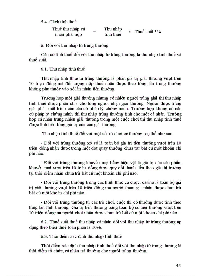 image for page THÔNG TƯ Hướng dẫn thi hành một số điều của Luật Thuế thu nhập cá nhân và hướng dẫn thi hành Nghị định số 100 2008 NĐ CP ngày 08 9 2008 của Chính phủ quy định chi tiết một số điều của Luật