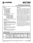 80C86 CMOS 16 Bit Microprocessor 1