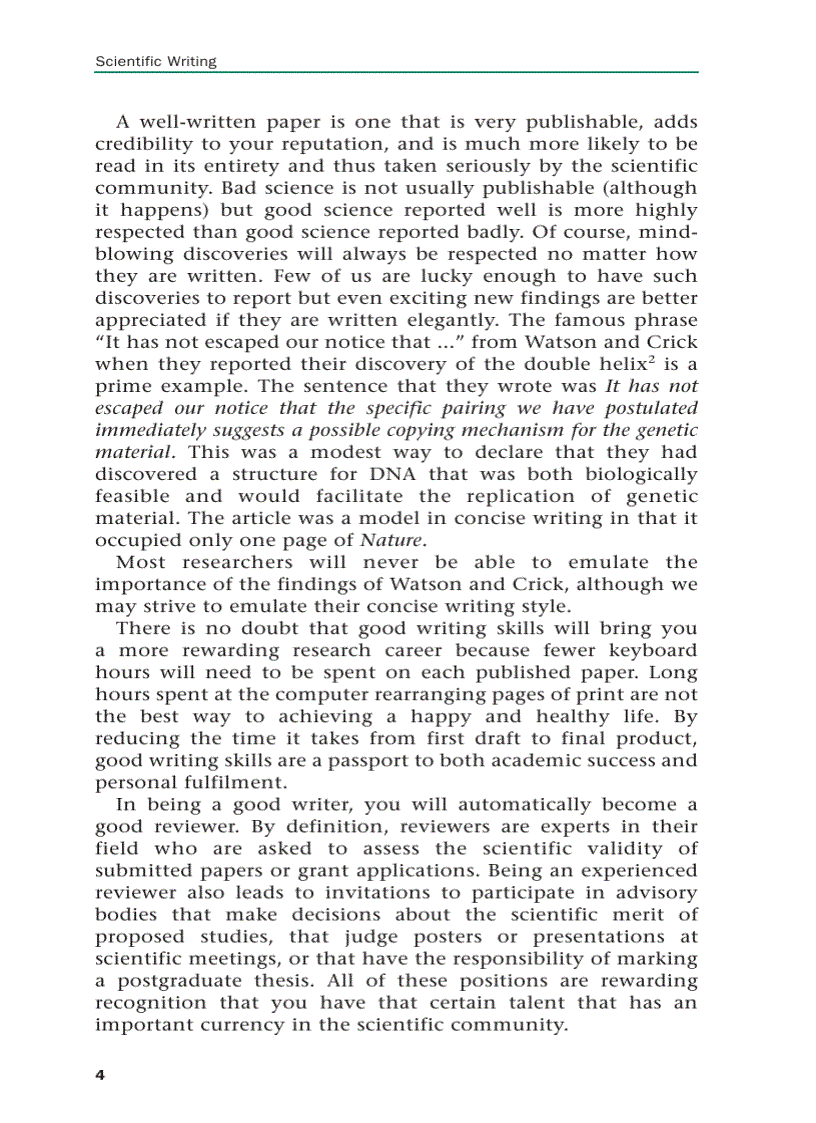 image for page Scientific Writing Easy when you know how