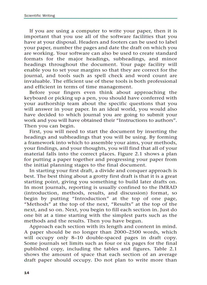 image for page Scientific Writing Easy when you know how