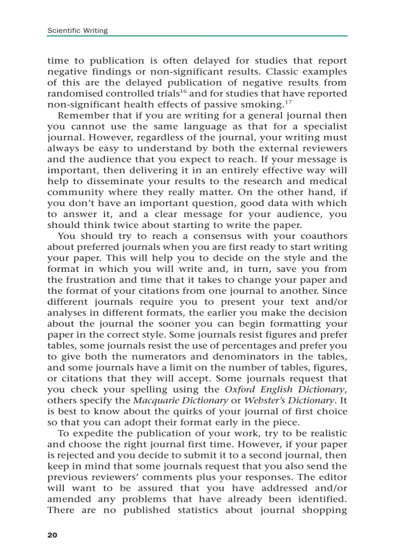 image for page Scientific Writing Easy when you know how