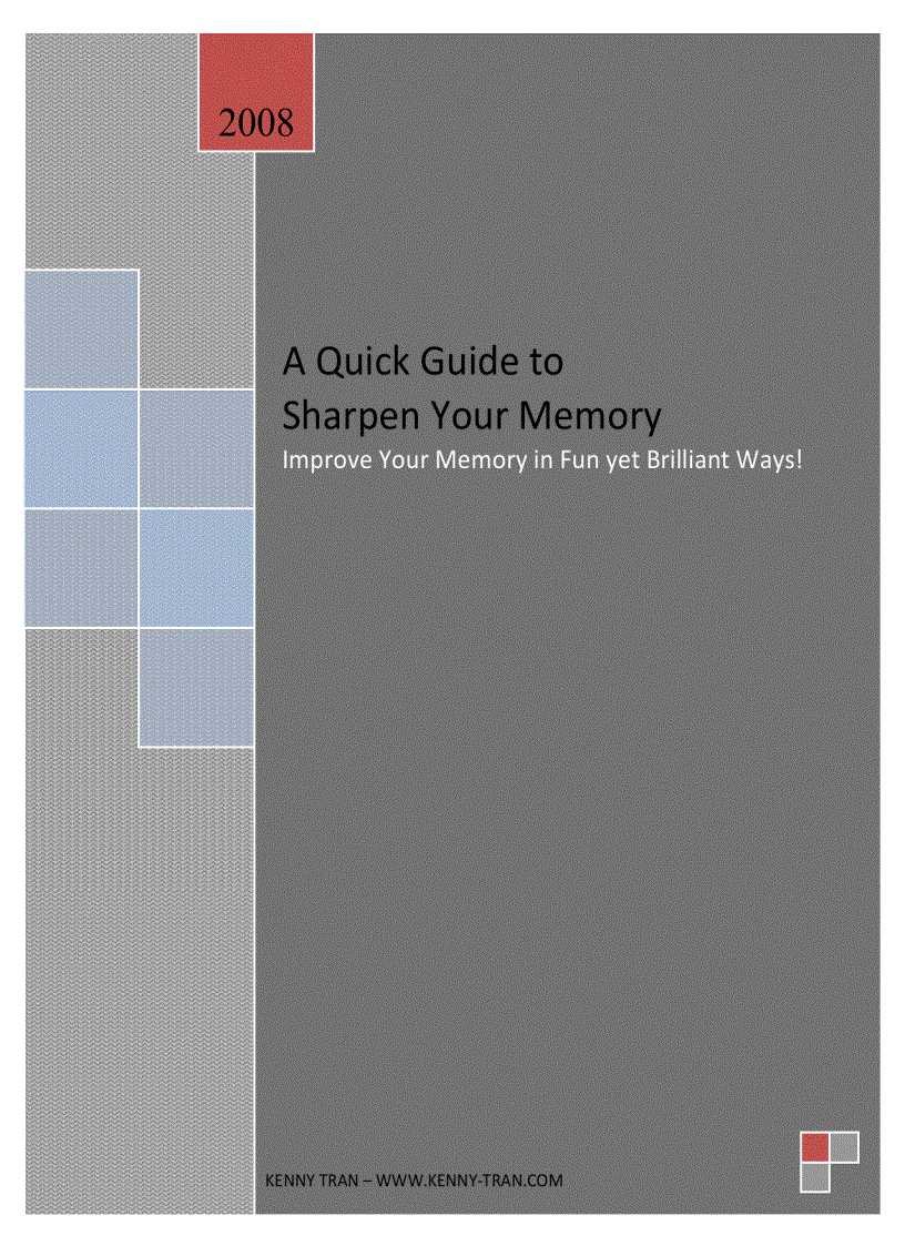 image for page A QUICK GUIDE TO SHARPEN YOUR MEMORY KennyTran