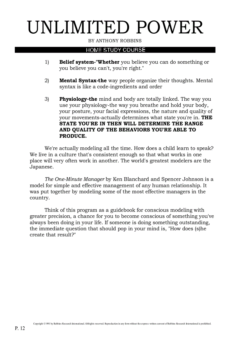 image for page Unlimited power home study course manual