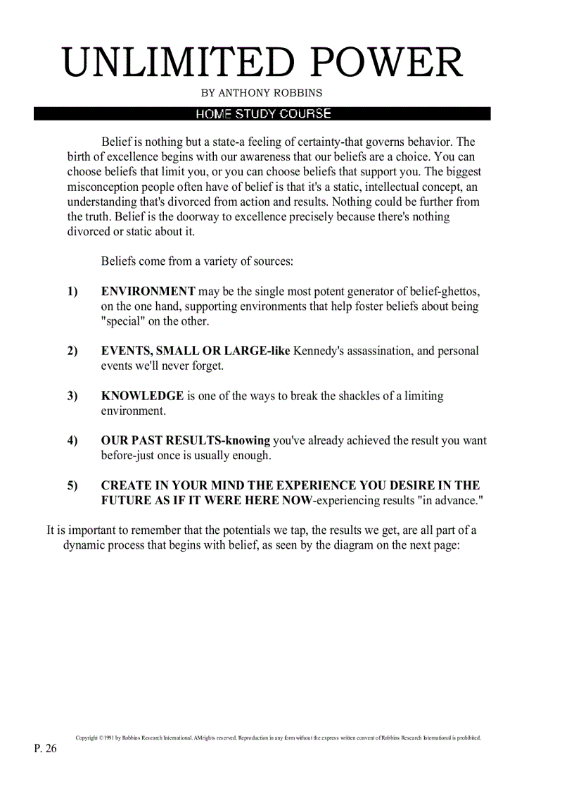 image for page Unlimited power home study course manual