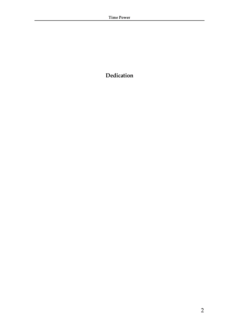 image for page Time Management Making Your Time Count And TIME POWER 1