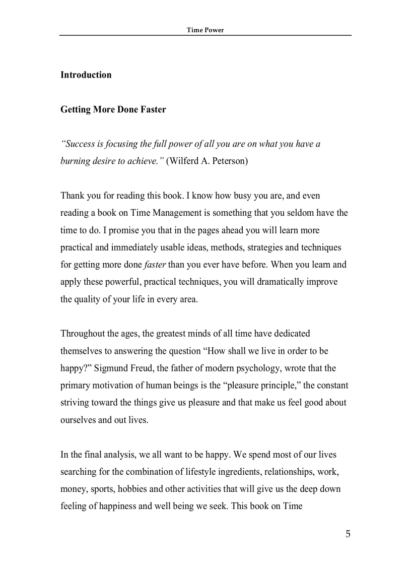 image for page Time Management Making Your Time Count And TIME POWER 1